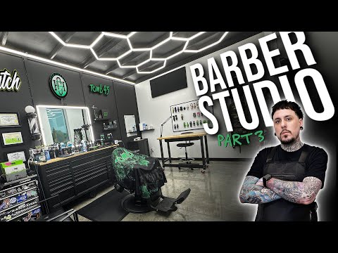 BEST Barber Studio in the WORLD! 💈 Seancutshair's New Private Suite