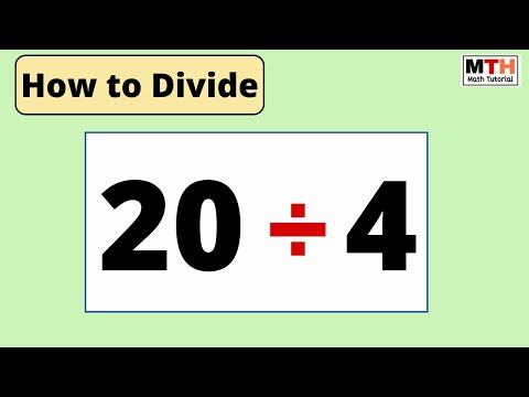 20 Divided By 4 20 4