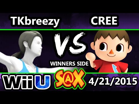 S@X - Cree (Villager) Vs. VGBC | TKbreezy (WFT) SSB4 Tournament - Smash Wii U - Smash 4