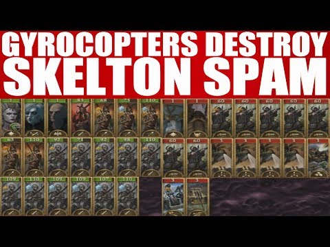Gyrocopters destroy skeleton spam