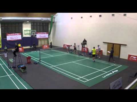51. IMP w Badmintonie, XD, Round 2, Pietryja/Wojtkowska vs Dąbrowski/Tarasewicz set 2