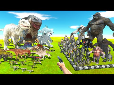 FPS Avatar Rescues Mutant Primates and Fights Dinosaurs and Aquatics -Animal Revolt Battle Simulator