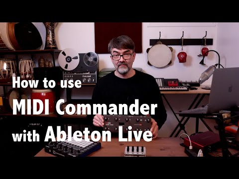 How to : MeloAudio MIDI Commander with Ableton Live (tutorial by Ken Shorley)