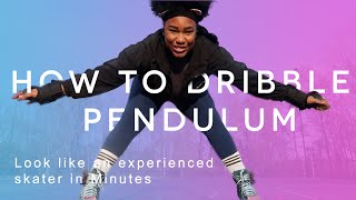 How to dribble pendulum for beginner roller skaters - Roller skate Tutorial