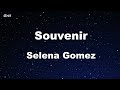 Karaoke♬ Souvenir - Selena Gomez 【No Guide Melody】 Instrumental