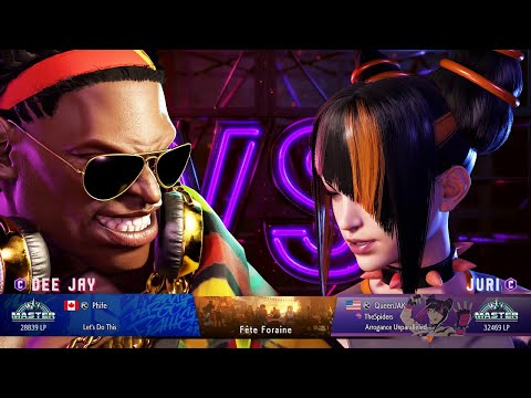 Phife (Dee Jay) vs Justakid (Juri) SF6 Ranked Match