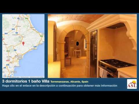 3 dormitorios 1 baño Villa se Vende en Torremanzanas, Alicante, Spain