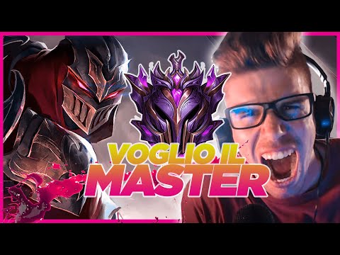 VOGLIO IL MASTER BASTA! ZED JUNGLE - LEAGUE OF LEGENDS ITA