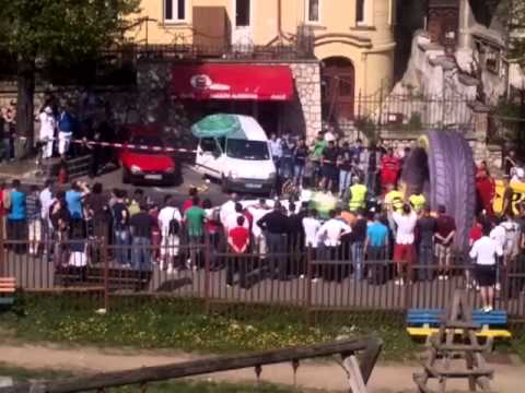 Funny moment. Start ratat la raliul Brasovului. 28.04.2013. Proba de VTM