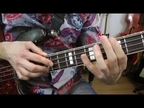Tec0702 - Tappen #2 (Mehrere Töne mit mehreren Fingern) - German Bass Lesson Tutorial