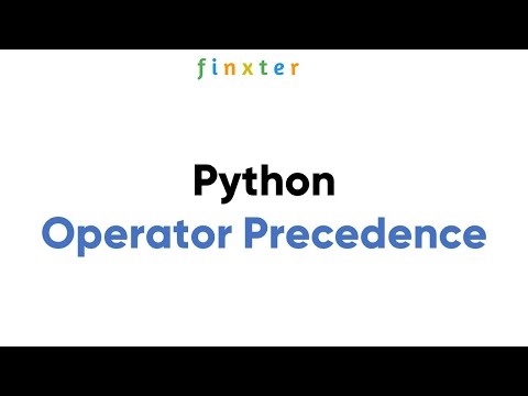 Python Operator Precedence Simple Guide