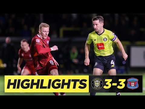 Harrogate Town 3-3 Carlisle United Highlights