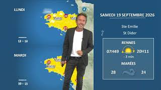 Illustration de l'actualité La météo de votre samedi 19 septembre 2026