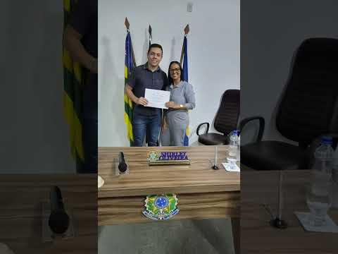 Moção de aplausos na Câmara Municipal de Ouro Verde de Goiás. 02/12/2025.  #goias #homenagem #goias