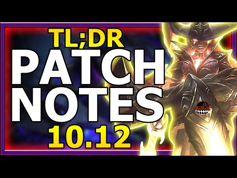 TLDR Patch Notes 10.12 League Of Legends! Pool Party Skins Coming But Not Yet! Patch Rundown 10.12