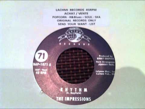 THE IMPRESSIONS - RHYTHM ! - DAPTONE RECORDS
