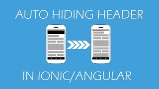 Download the video "Auto Hiding Header on Scroll in Ionic"