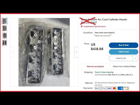 ebay Mystery Aluminum SBC Cylinder Heads