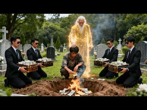 Desperate poor man cries at ancestor's grave, spirit grants fortune & beauties, he becomes rich!