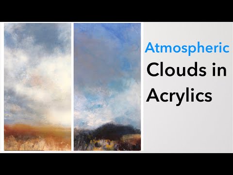 The Secret to Loose Atmospheric Clouds in Acrylics