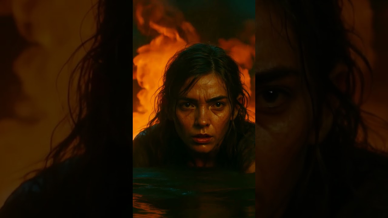 Star Wars Inspired AI Generated Rogue Jedi rising from the river1  Using ChatGPT and Kling AI