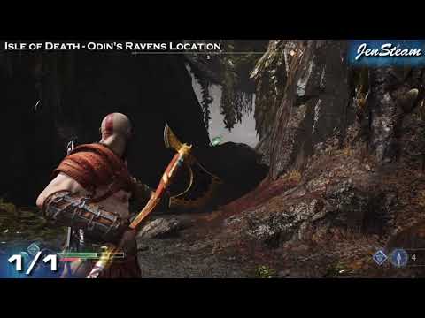 God of War All Odin's Ravens in Isle of Death (Allfather Blinded Trophy)