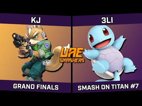 Smash on Titan #7 - GRAND FINALS - KJ (Fox) vs 3li (Pokemon Trainer/ROB)