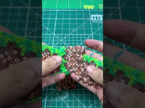 Pixel art 3D bloco de terra Minecraft