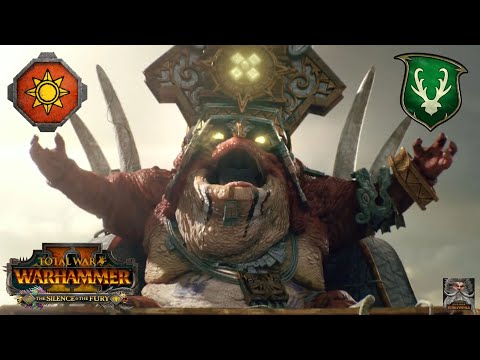 A One Slann Army! Wood Elves vs Lizardmen - Total War Warhammer 2