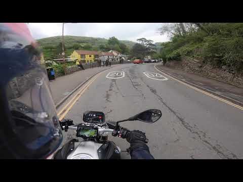 Riding through Cheddar Gorge on my BMW R1250R with no sound because I'm an idiot