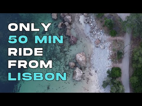 Drone Tour of Portinho, Portugal Hidden Beach Gem in Setubal District (4K)