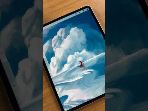 Procreate Landscape Tutorial #procreatebrushes #procreate tutorial