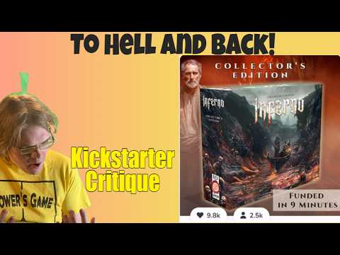 Inferno 1348 Deluxe & Inferno Deluxe Reprint - Kickstarter Critique Review