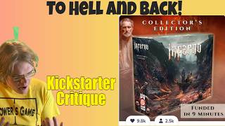 Inferno 1348 Deluxe & Inferno Deluxe Reprint - Kickstarter Critique Review