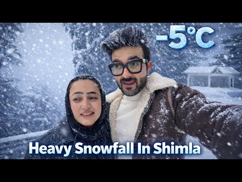 Heavy Snowfall In Shimla After So Many Years || We Got Stuck In Snow || Jyotika and Rajat