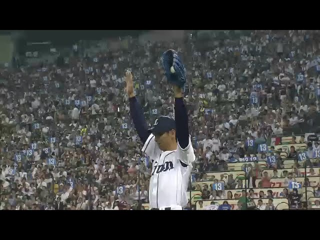 【5回表】最終登板にファン大歓声!! ライオンズ・西口 決め球は宝刀スライダー 2015/9/28 L-M