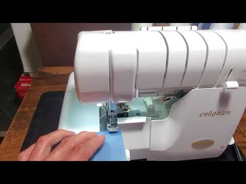 testing the Babylock Enlighten serger