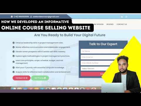 Online Course Selling Website — Live Review — client website video