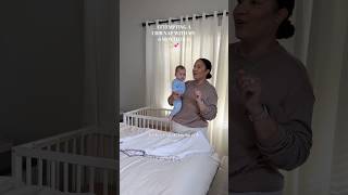 first attempt at a crib nap with my 6 month old