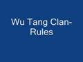 Wu Tang Clan-Rules