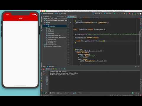 flutter news app part1