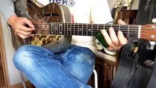 Feelin Bad Blues : Ry Cooder cover on 1936 National Style O