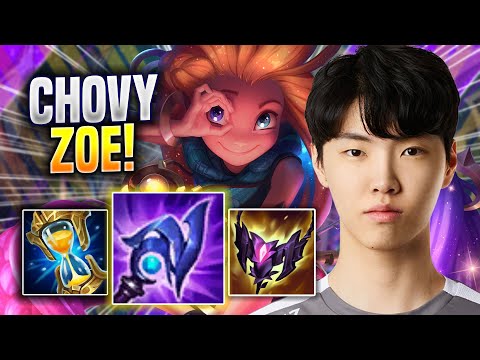 CHOVY IS A MONSTER WITH ZOE! - GEN Chovy Plays Zoe MID vs Yone! | Preseason 2023