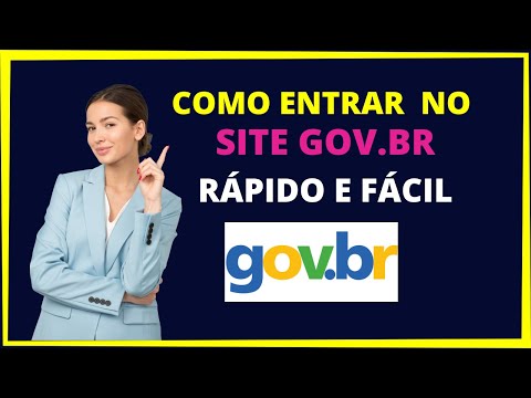 Vídeo: Minha Conta gov: como acessar e recuperar acesso