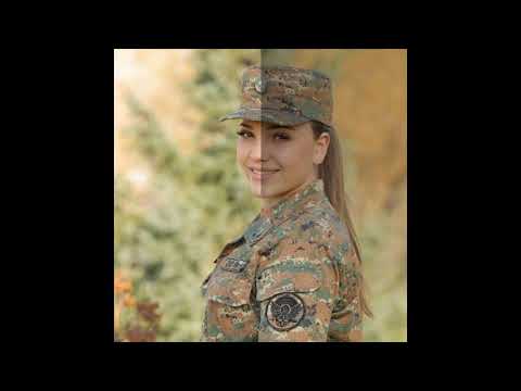 Դողա թշնամի քո դեմ ՀԱՅՈՒՀԻ է կանգնած/Բանակի աղջիկները