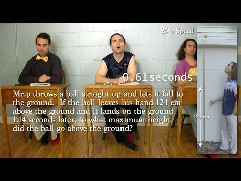 A Free-Fall Problem That You Must Split Into Two Parts