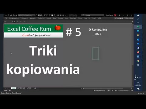Triki kopiowania - Excel Coffee Rum