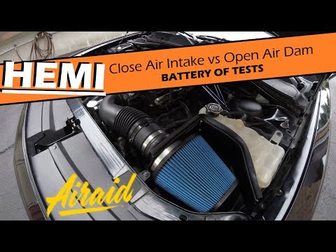 Airaid ColdAirDam Intake Performance Results for Dodge Challenger/Charger/300 HEMI 5.7L 6.4L & 3.6L