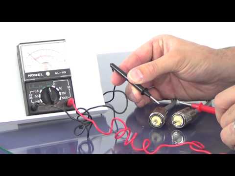 Testing CB Antenna Coax Cable for Shorts and Continuity