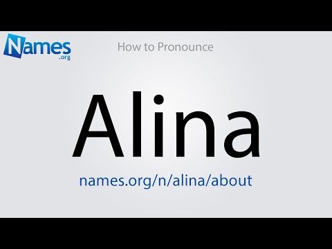 How to Pronounce Alina